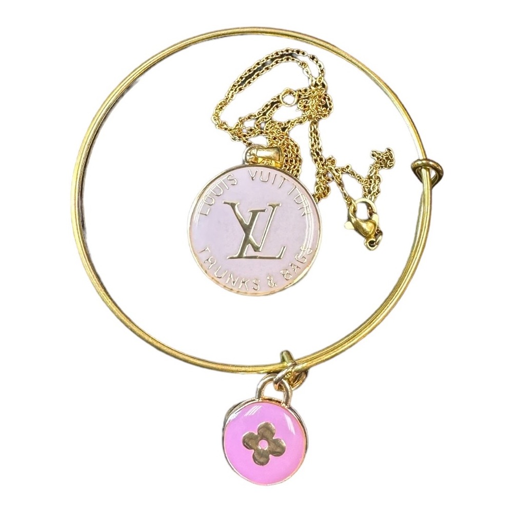 Louis Vuitton Necklace and Bracelet Set